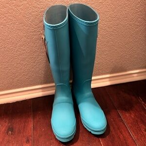 KAMIK Blue Knee-High Rain Boots Size 9 New